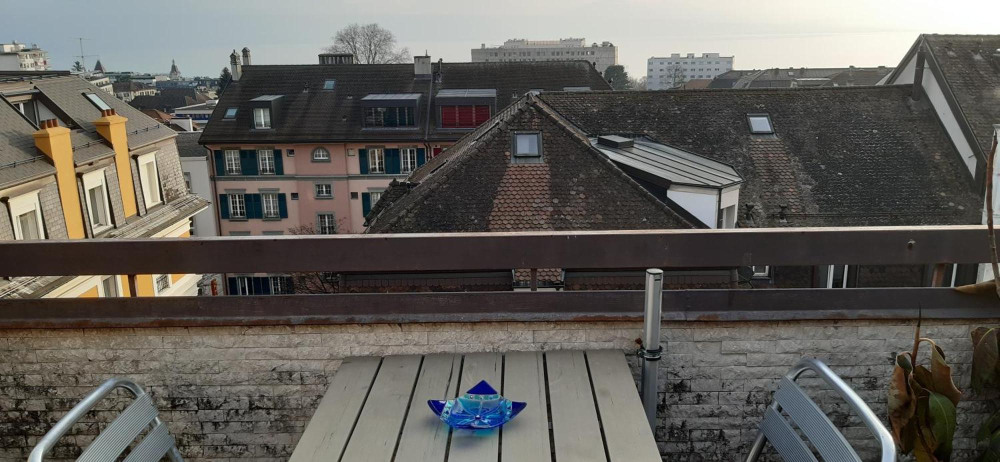 Beauregard Attique Apartment Lausanne Exterior foto